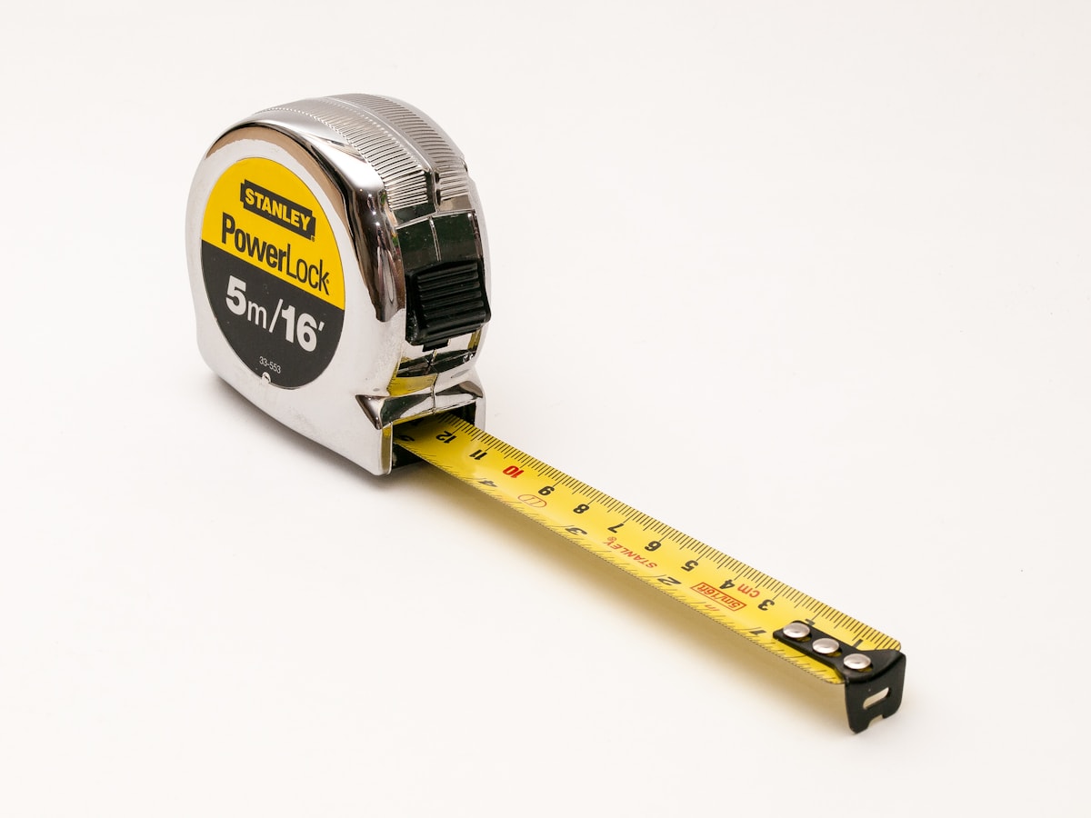 Tape measure used for hand and glove sizing